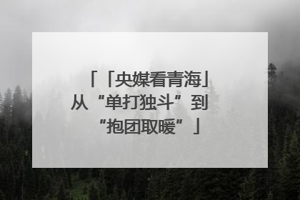 「央媒看青海」从“单打独斗”到“抱团取暖”