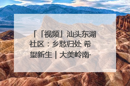 「视频」汕头东湖社区：乡愁归处 希望新生｜大美岭南·百村焕新记