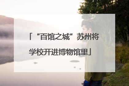 “百馆之城”苏州将学校开进博物馆里