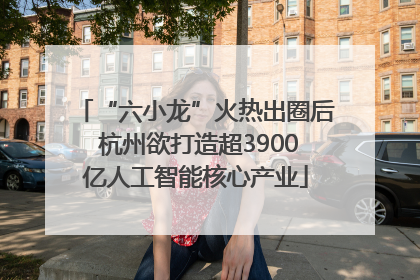 “六小龙”火热出圈后 杭州欲打造超3900亿人工智能核心产业