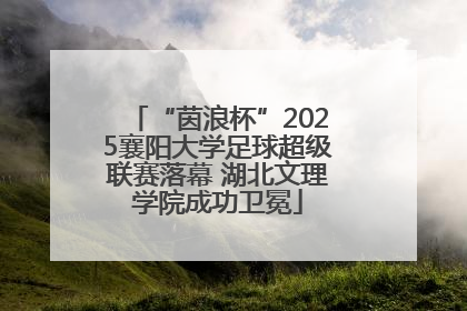 “茵浪杯”2025襄阳大学足球超级联赛落幕 湖北文理学院成功卫冕