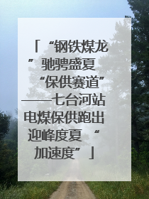 “钢铁煤龙”驰骋盛夏 “保供赛道”——七台河站电煤保供跑出迎峰度夏 “加速度”