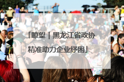 瞭望｜黑龙江省政协精准助力企业纾困