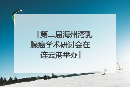 第二届海州湾乳腺癌学术研讨会在连云港举办