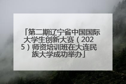 第二期辽宁省中国国际大学生创新大赛（2025）师资培训班在大连民族大学成功举办