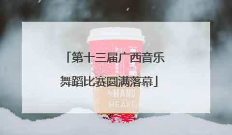 第十三届广西音乐舞蹈比赛圆满落幕
