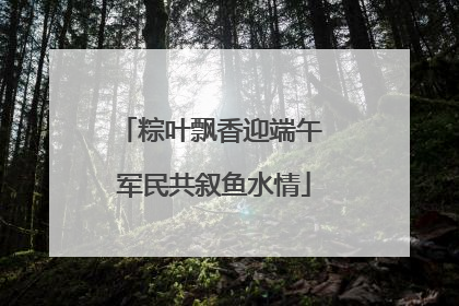 粽叶飘香迎端午 军民共叙鱼水情