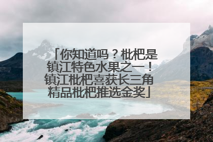 你知道吗？枇杷是镇江特色水果之一！镇江枇杷喜获长三角精品枇杷推选金奖