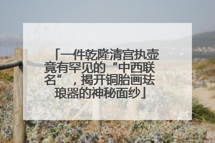 一件乾隆清宫执壶竟有罕见的“中西联名”，揭开铜胎画珐琅器的神秘面纱