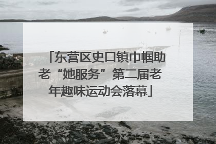 东营区史口镇巾帼助老“她服务”第二届老年趣味运动会落幕