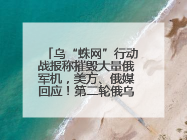 乌“蛛网”行动战报称摧毁大量俄军机，美方、俄媒回应！第二轮俄乌谈判在即，乌克兰提出三大诉求