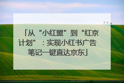 从“小红盟”到“红京计划”：实现小红书广告笔记一键直达京东