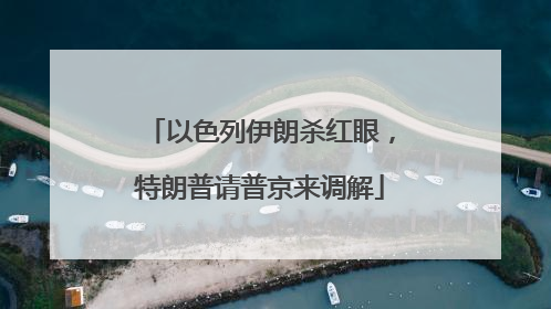以色列伊朗杀红眼，特朗普请普京来调解