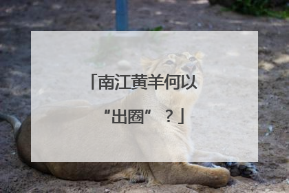 南江黄羊何以“出圈”？