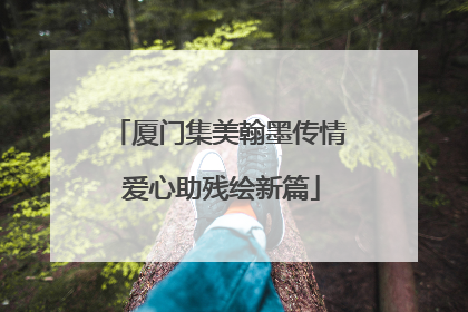 厦门集美翰墨传情 爱心助残绘新篇
