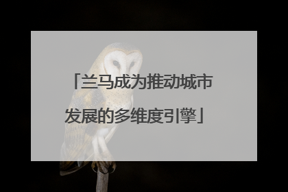 兰马成为推动城市发展的多维度引擎