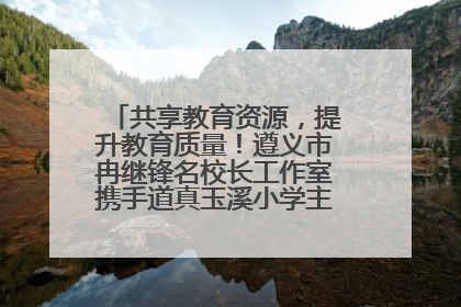 共享教育资源，提升教育质量！遵义市冉继锋名校长工作室携手道真玉溪小学主题研修出新出彩