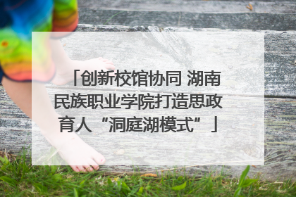 创新校馆协同 湖南民族职业学院打造思政育人“洞庭湖模式”