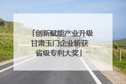 创新赋能产业升级 甘肃玉门企业斩获省级专利大奖