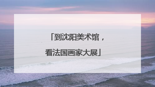 到沈阳美术馆，看法国画家大展