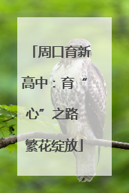 周口育新高中：育“心”之路 繁花绽放