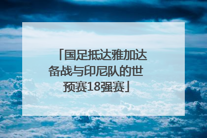 国足抵达雅加达备战与印尼队的世预赛18强赛