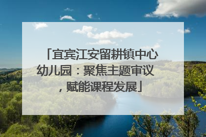 宜宾江安留耕镇中心幼儿园：聚焦主题审议，赋能课程发展