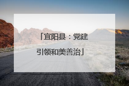 宜阳县：党建引领和美善治
