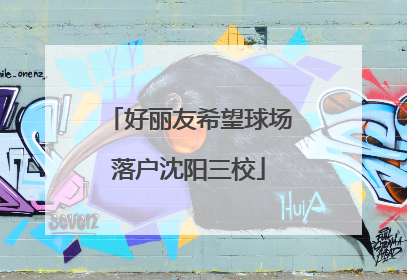 好丽友希望球场落户沈阳三校