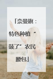 奈曼旗：特色种植“鼓了”农民腰包