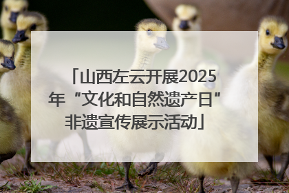 山西左云开展2025年“文化和自然遗产日”非遗宣传展示活动