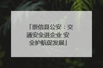 崇信县公安：交通安全进企业 安全护航促发展