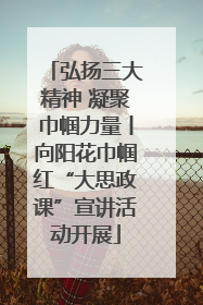 弘扬三大精神 凝聚巾帼力量丨向阳花巾帼红“大思政课”宣讲活动开展