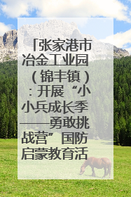 张家港市冶金工业园（锦丰镇）：开展“小小兵成长季——勇敢挑战营”国防启蒙教育活动