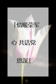 情暖荣军心 共话党恩深