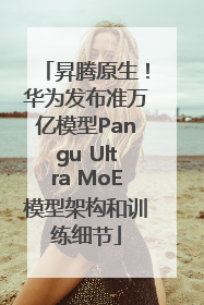 昇腾原生！华为发布准万亿模型Pangu Ultra MoE模型架构和训练细节