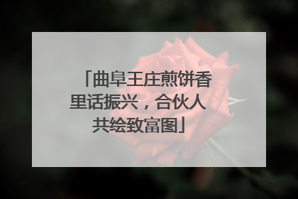 曲阜王庄煎饼香里话振兴，合伙人共绘致富图