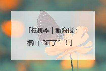 樱桃季｜微海报：福山“红了”！