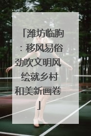 潍坊临朐：移风易俗劲吹文明风 绘就乡村和美新画卷