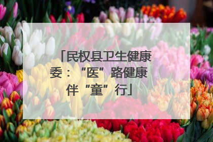 民权县卫生健康委：“医”路健康伴“童”行