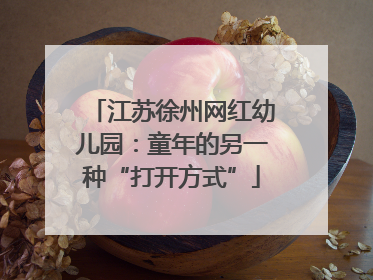 江苏徐州网红幼儿园：童年的另一种“打开方式”