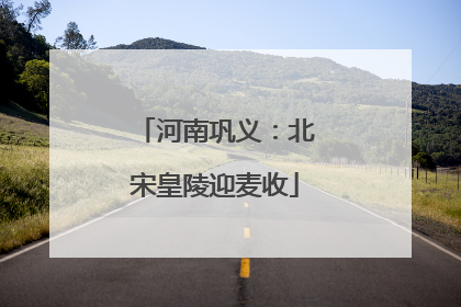 河南巩义：北宋皇陵迎麦收