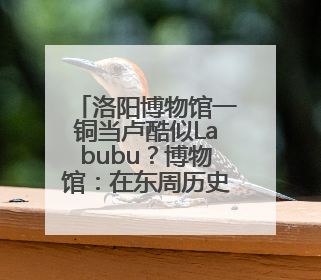 洛阳博物馆一铜当卢酷似Labubu？博物馆：在东周历史文明展内，距今已有2000多年历史