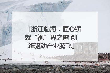 浙江临海：匠心铸就“视”界之窗 创新驱动产业腾飞