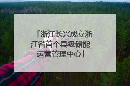 浙江长兴成立浙江省首个县级储能运营管理中心