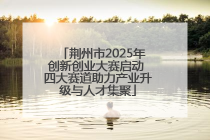荆州市2025年创新创业大赛启动 四大赛道助力产业升级与人才集聚