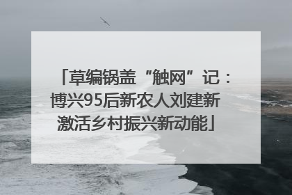 草编锅盖“触网”记：博兴95后新农人刘建新激活乡村振兴新动能