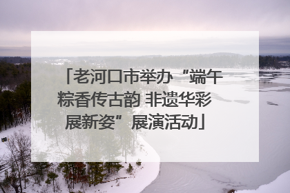 老河口市举办“端午粽香传古韵 非遗华彩展新姿”展演活动