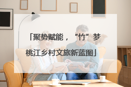 聚势赋能，“竹”梦桃江乡村文旅新蓝图