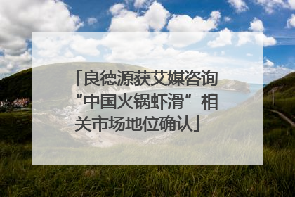 良德源获艾媒咨询“中国火锅虾滑”相关市场地位确认